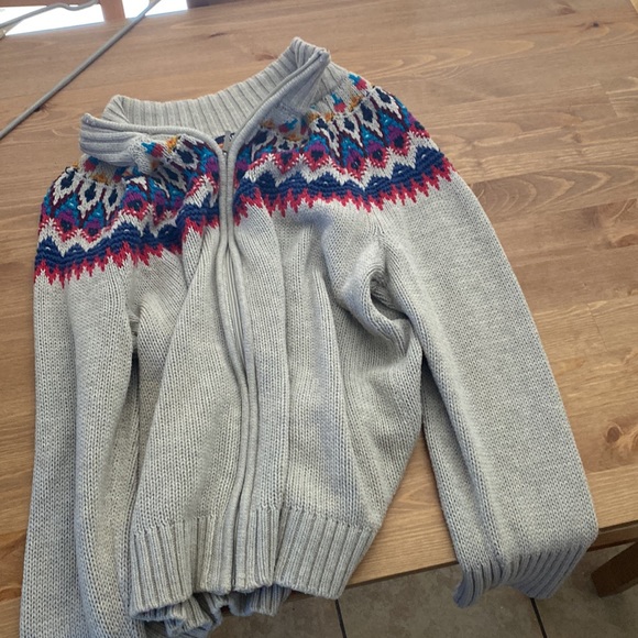 Chaps zip up turtleneck sweater. - Picture 2 of 2